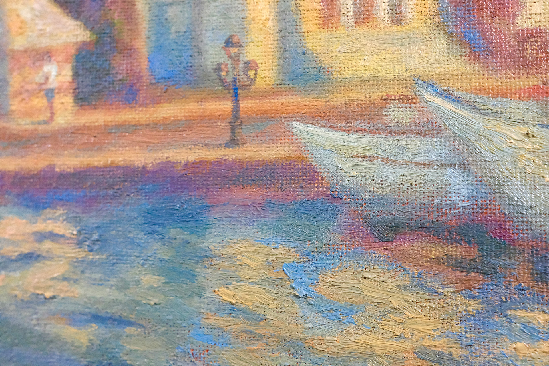 Aegina painting by artist Zac Zorbas